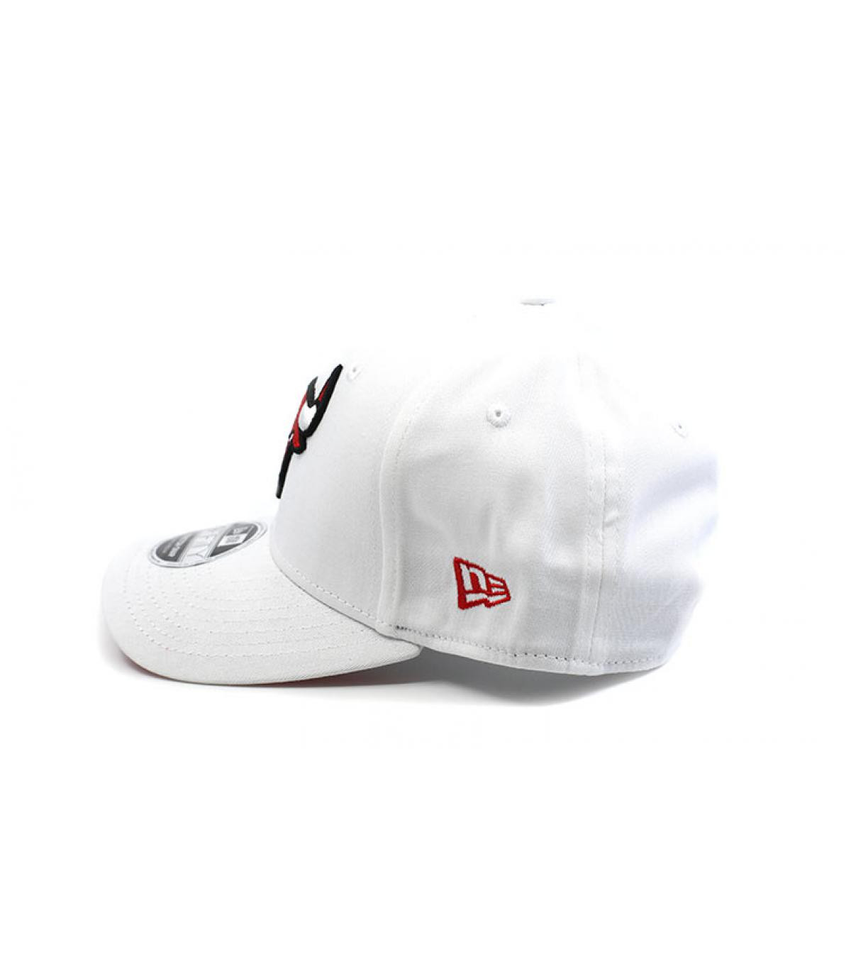 New Era white Bulls cap